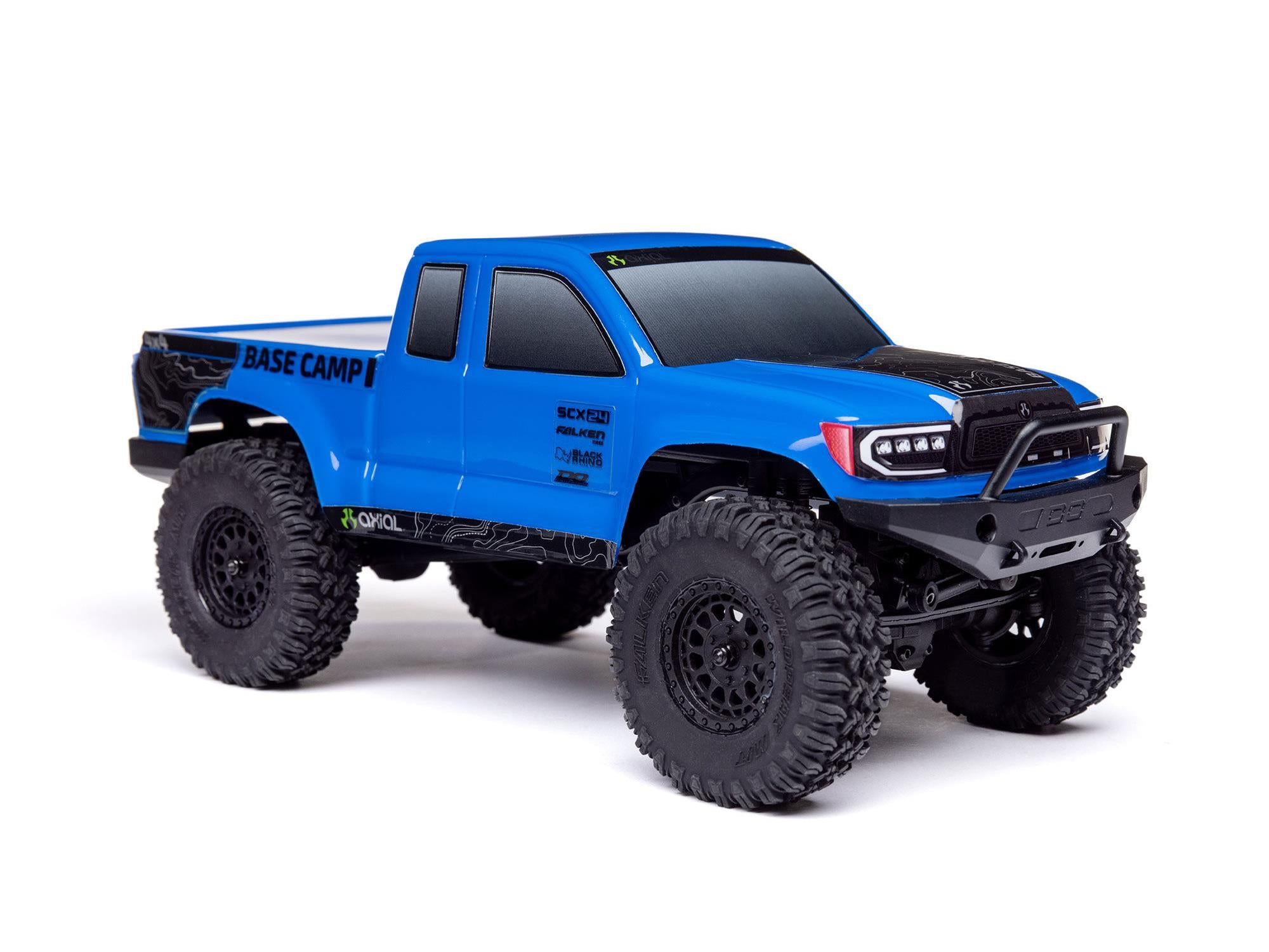 Axial 1/24 SCX24 Base Camp 4WD Rock Crawler RTR Blue - C-AXI-1219T2