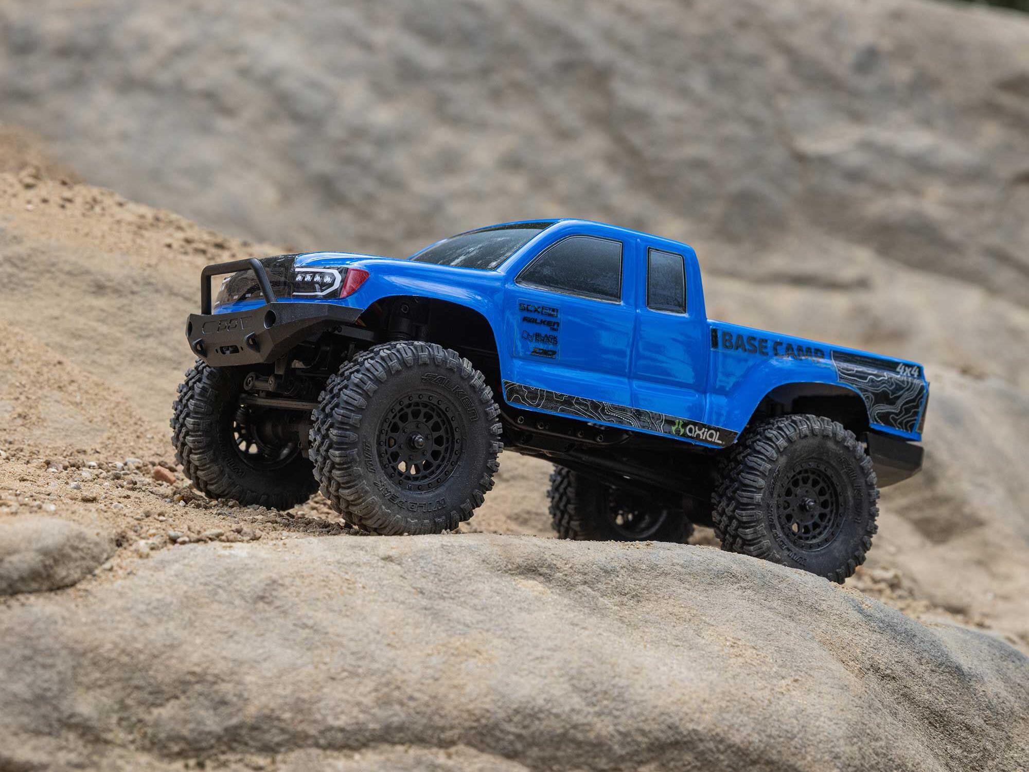 Axial 1/24 SCX24 Base Camp 4WD Rock Crawler RTR Blue - C-AXI-1219T2