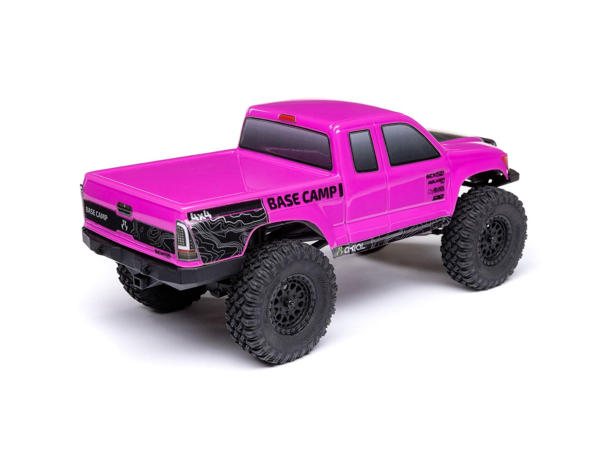 Axial 1/24 SCX24 Base Camp 4WD Rock Crawler RTR Pink - C-AXI-1219T3