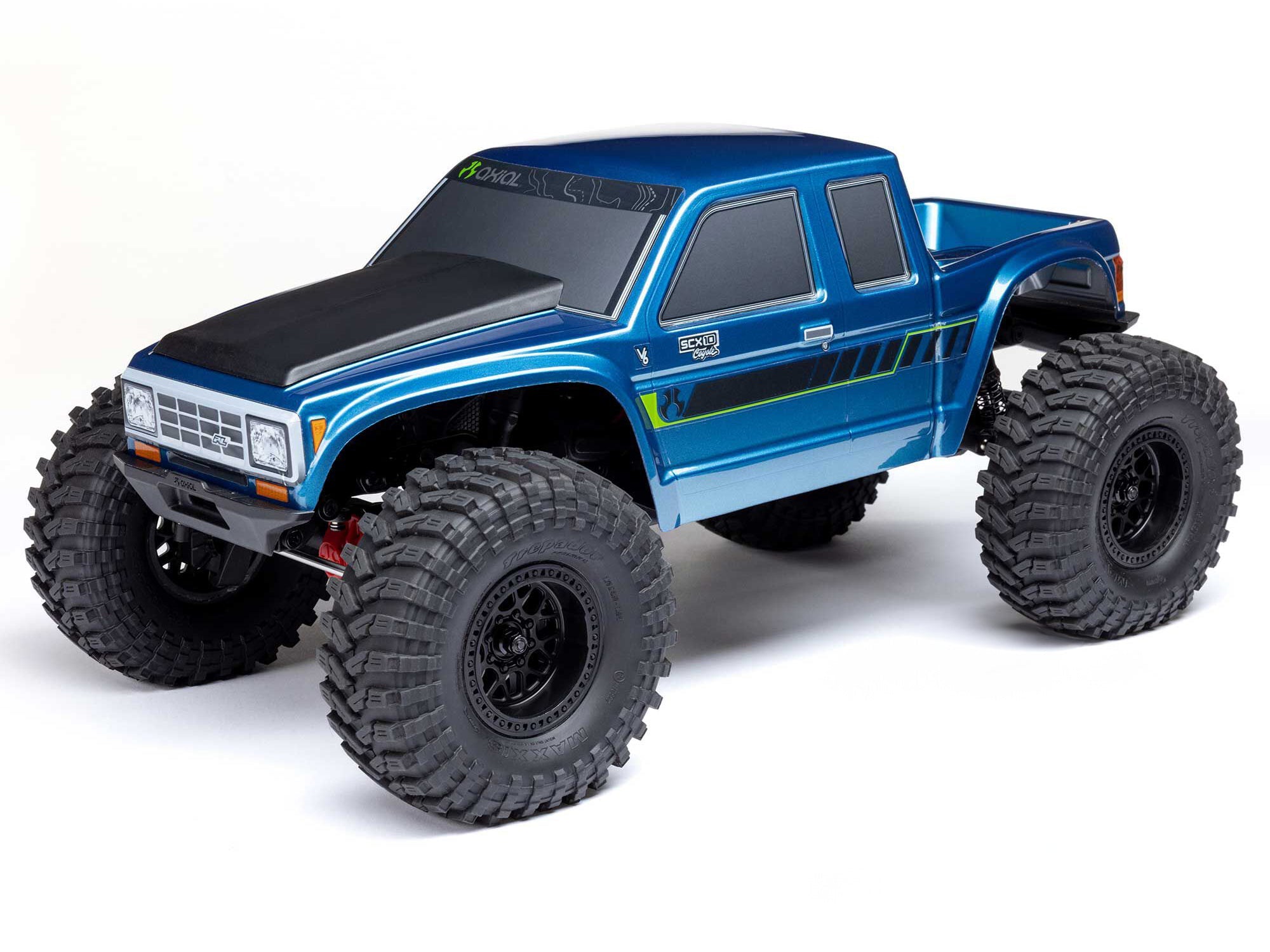 Axial 1/10 SCX10 III Coyote 4X4 RTR Brushed Rock Crawler, Blue Axial