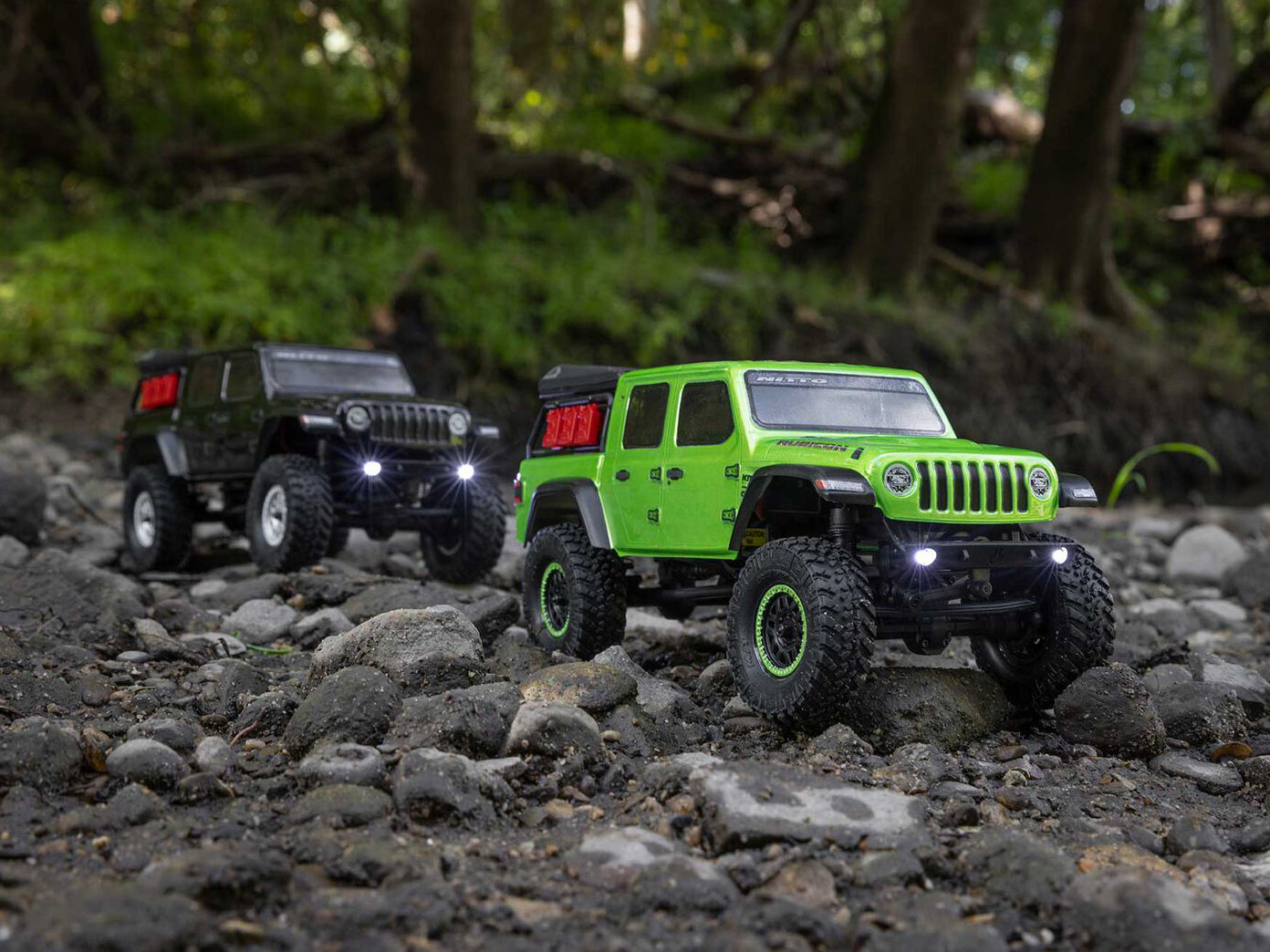 SCX24 Jeep Gladiator 4WD Rock Crawler RTR, Green