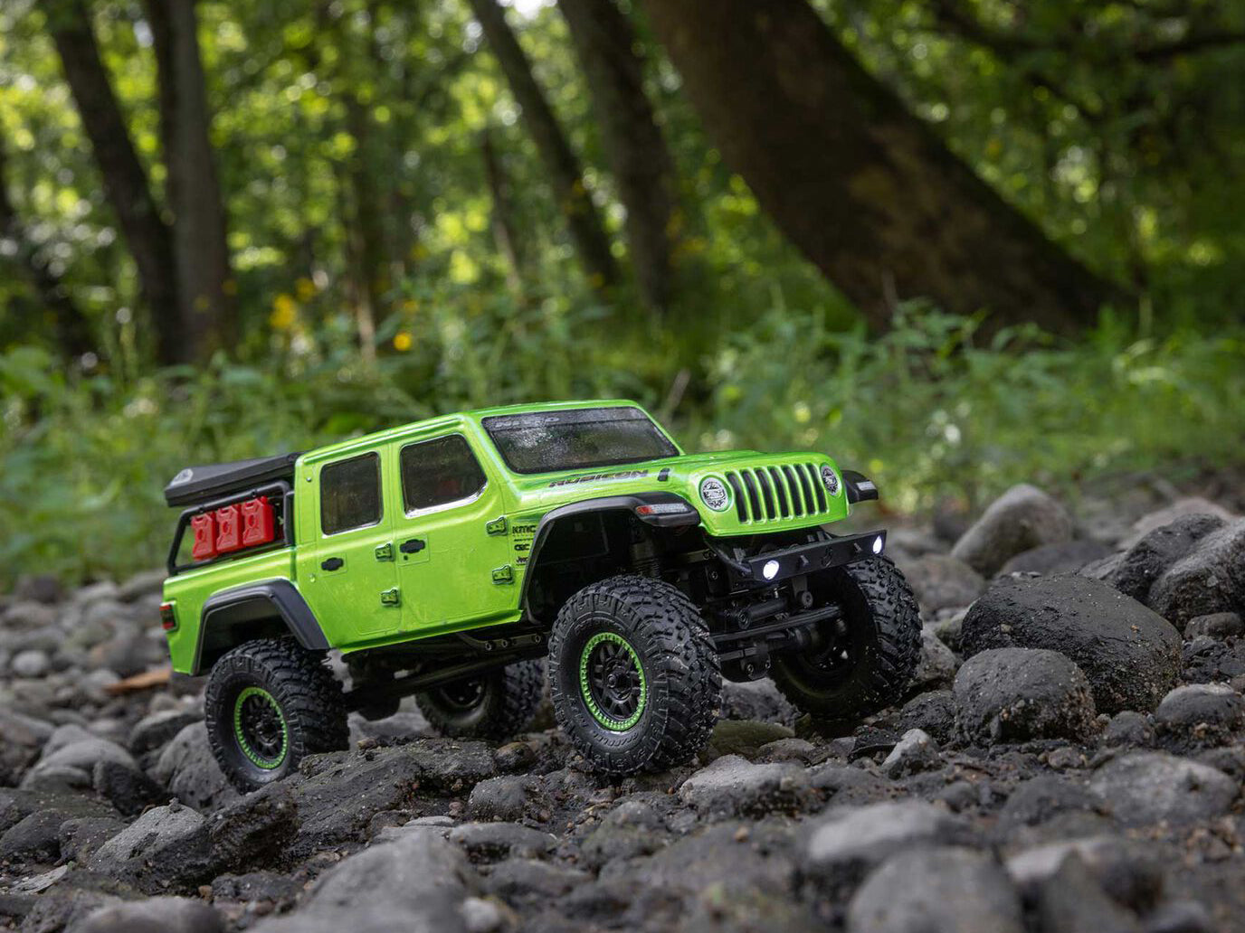 SCX24 Jeep Gladiator 4WD Rock Crawler RTR, Green