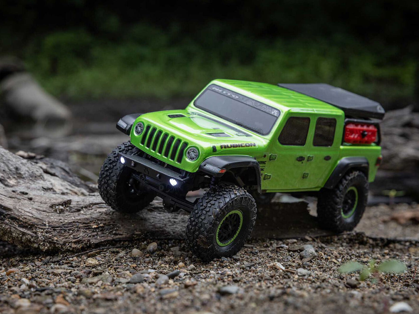 SCX24 Jeep Gladiator 4WD Rock Crawler RTR, Green
