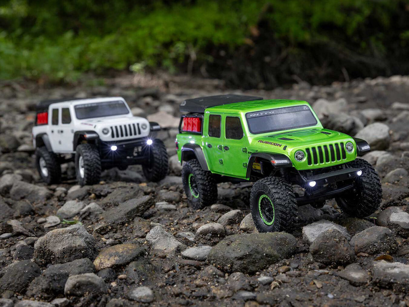 SCX24 Jeep Gladiator 4WD Rock Crawler RTR, Green