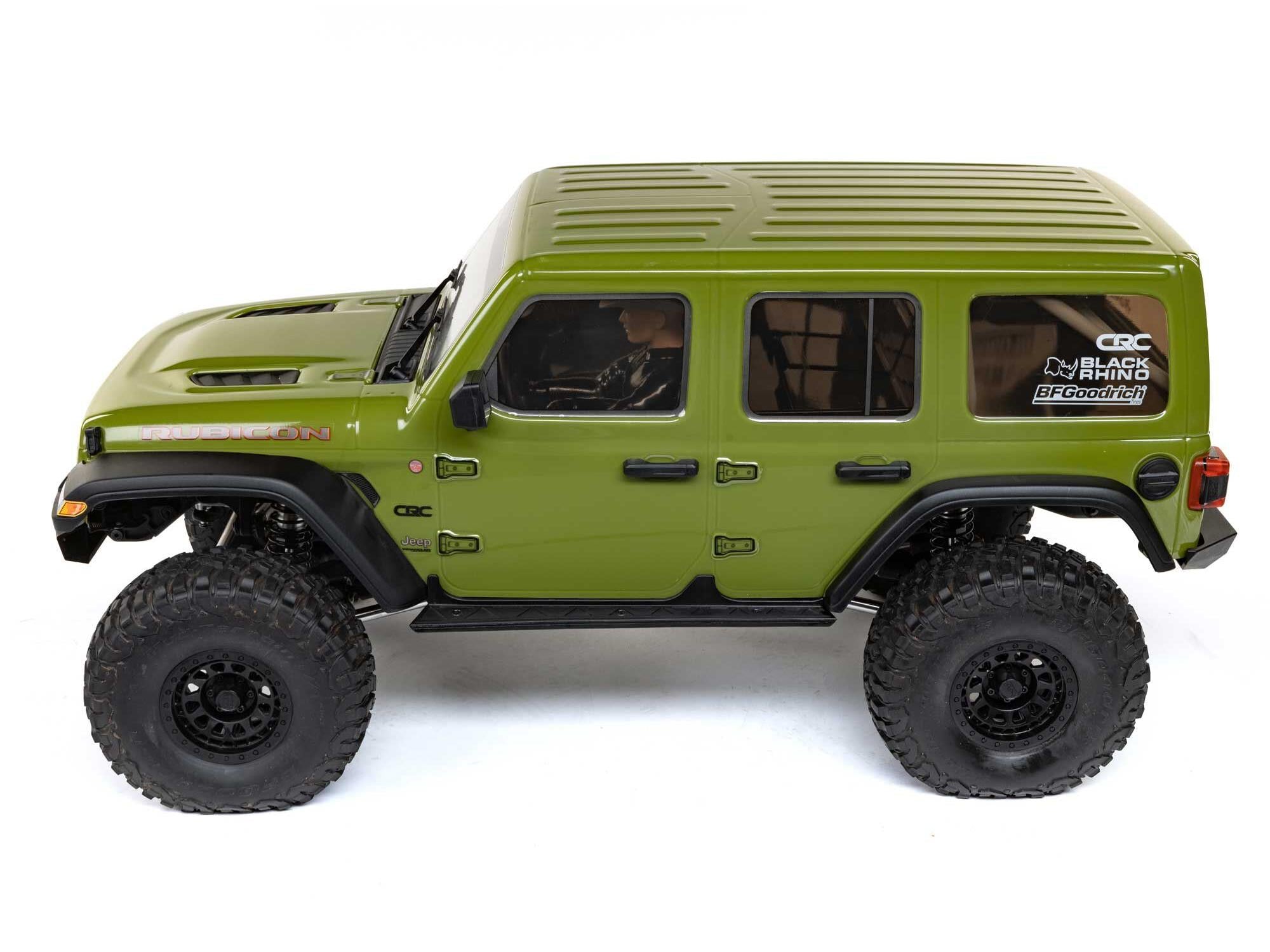 1/6 SCX6 Jeep JLU Wrangler 4WD Rock Crawler RTR: Green