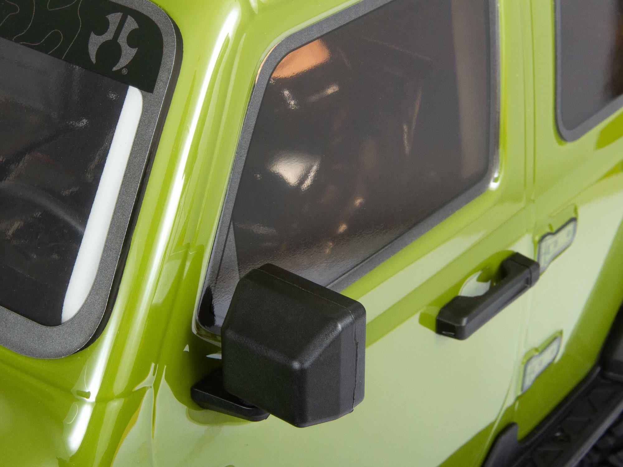 1/6 SCX6 Jeep JLU Wrangler 4WD Rock Crawler RTR: Green