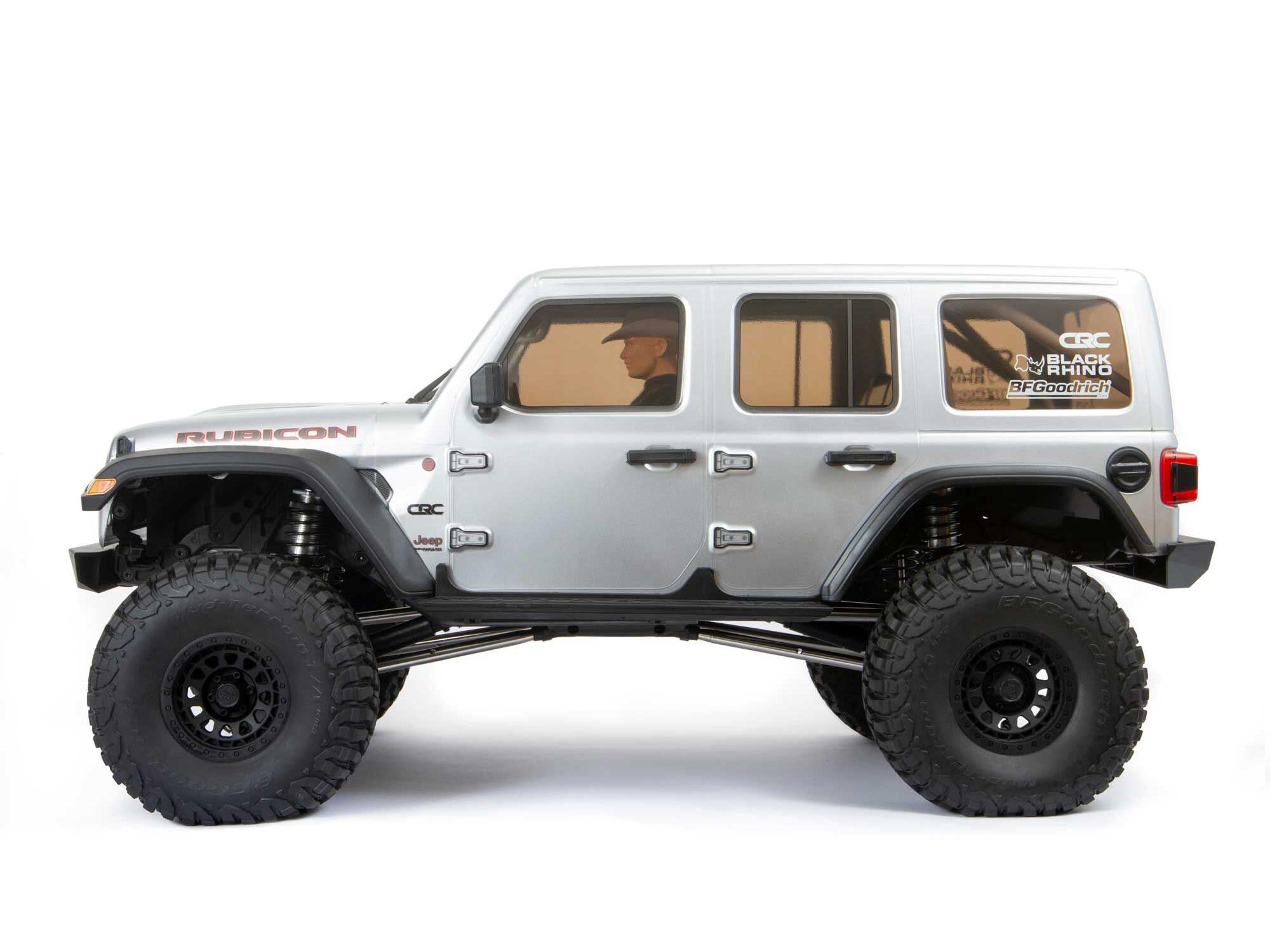 1/6 SCX6 Jeep JLU Wrangler 4WD Rock Crawler RTR: Silver