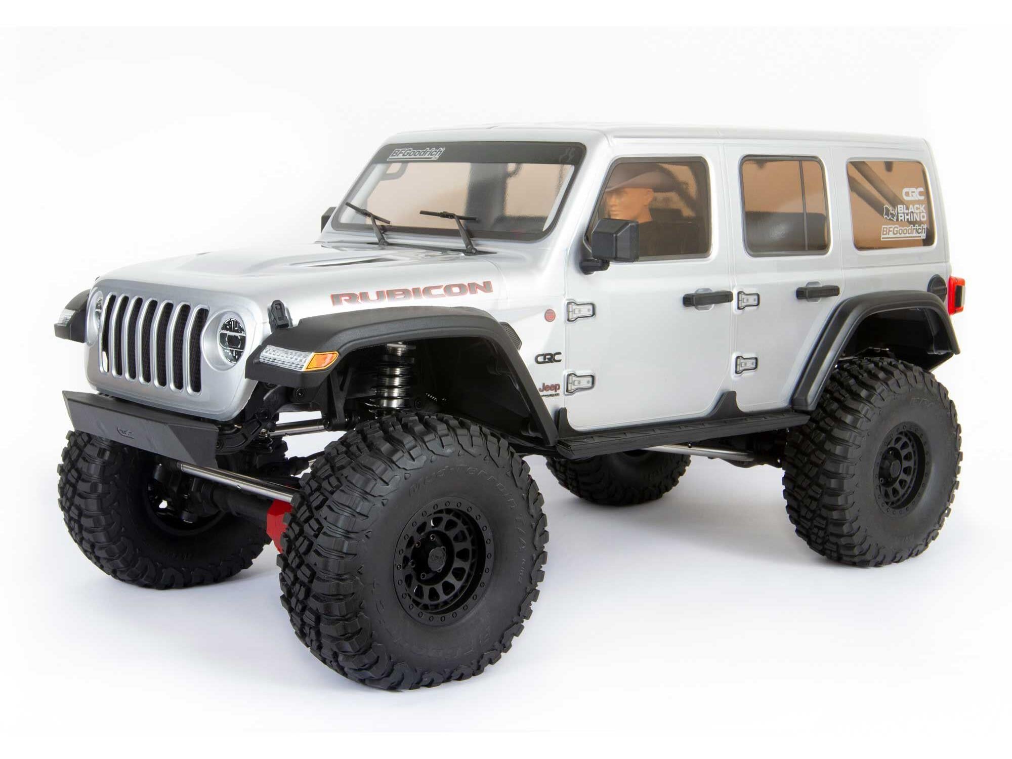 1/6 SCX6 Jeep JLU Wrangler 4WD Rock Crawler RTR: Silver