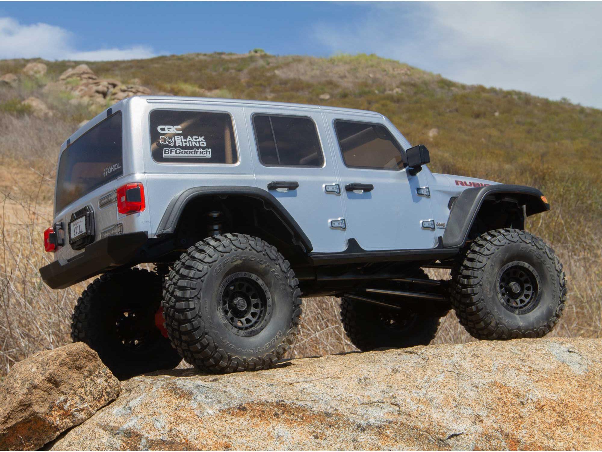 1/6 SCX6 Jeep JLU Wrangler 4WD Rock Crawler RTR: Silver
