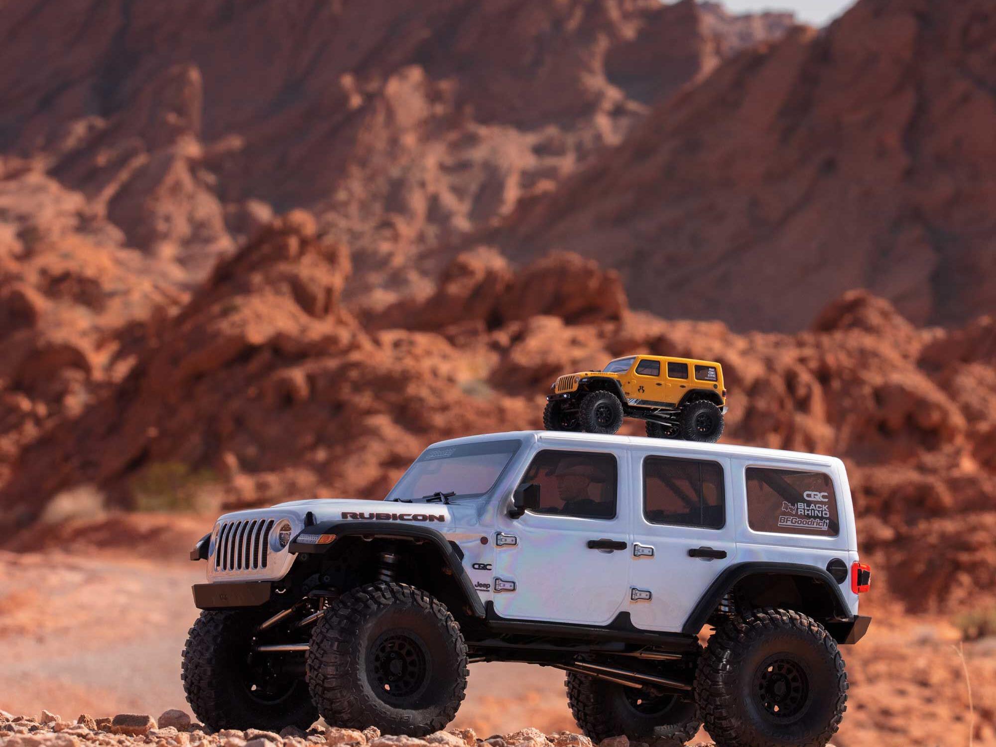 1/6 SCX6 Jeep JLU Wrangler 4WD Rock Crawler RTR: Silver