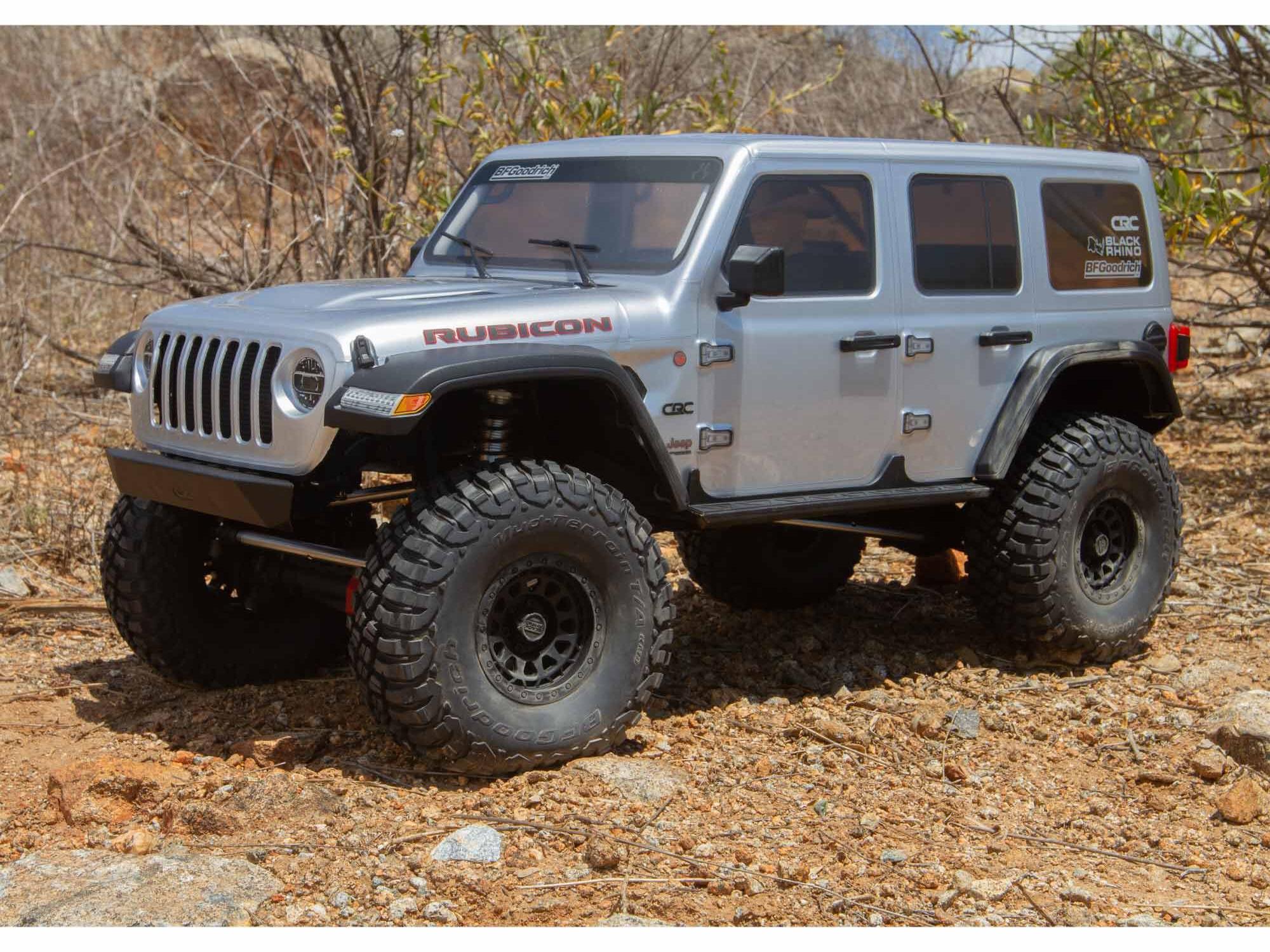 1/6 SCX6 Jeep JLU Wrangler 4WD Rock Crawler RTR: Silver