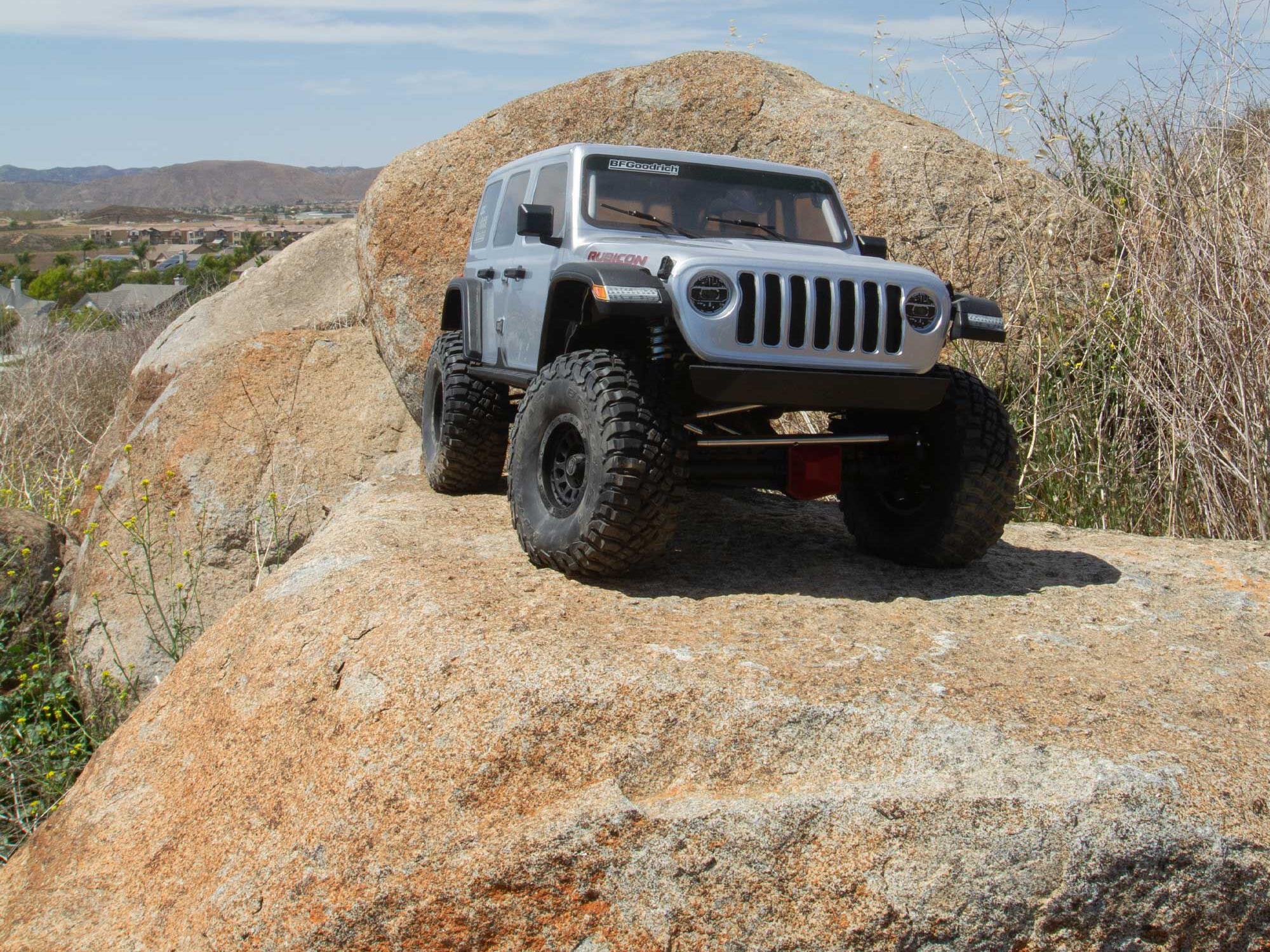 1/6 SCX6 Jeep JLU Wrangler 4WD Rock Crawler RTR: Silver