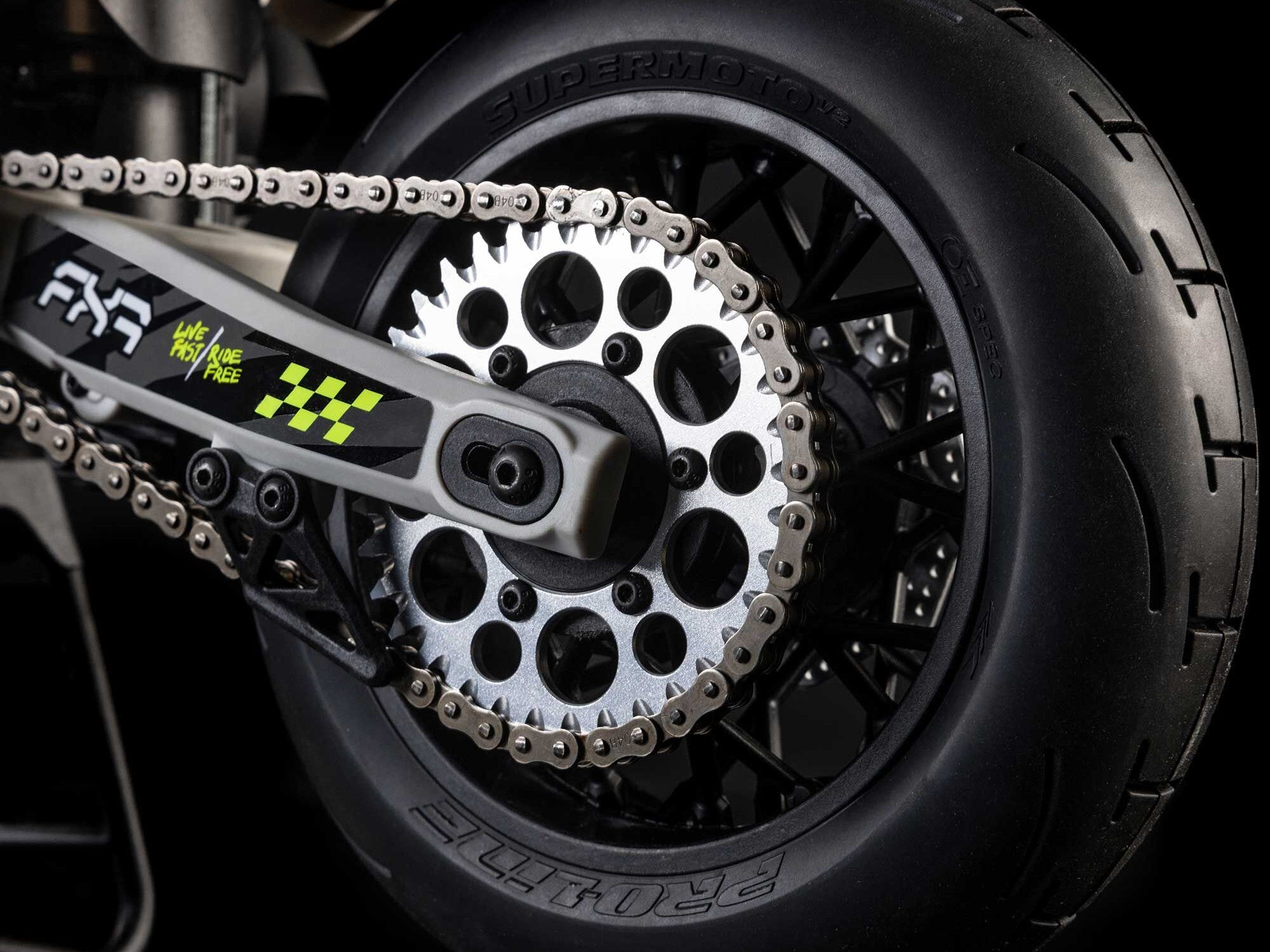 Losi 1/4 Promoto-SM FXR Supermoto Motorcycle RTR BasicC-LOS-2272 NEW