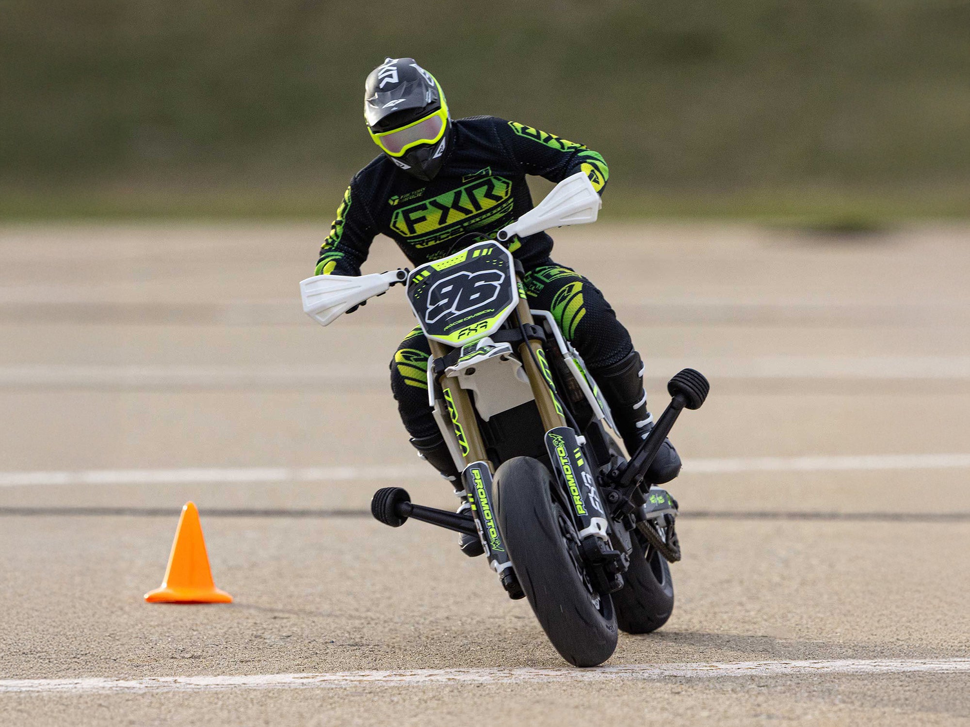 Losi 1/4 Promoto-SM FXR Supermoto Motorcycle RTR BasicC-LOS-2272 NEW