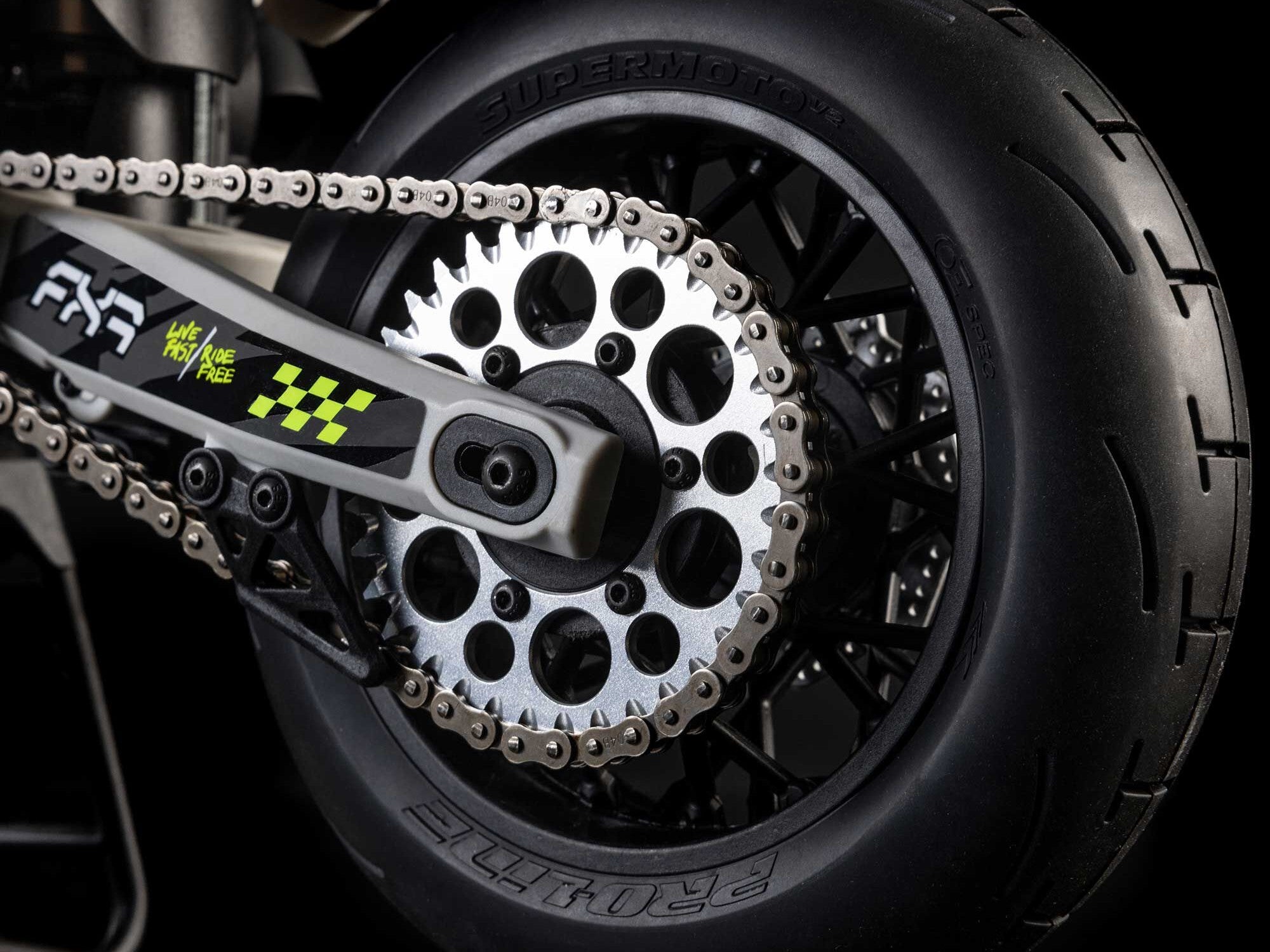 1/4 Promoto-SM FXR Supermoto Motorcycle RTR (Inc. Battery & Charger) C-LOS-2310