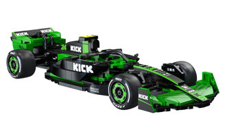CaDa KICK Sauber F1 Team C44 model racing car in fluorescent green and black color design.