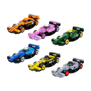 CaDA Mini Blue Circuit Racing Car - 70 Pcs C55106W