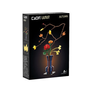 CaDA Oriental Floral Art Autumn set packaging featuring vibrant floral design and autumn colors