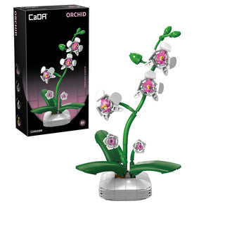 CaDa Orchid Building Block Planter - 237 Pcs C59028W