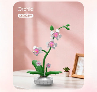 CaDa Orchid Building Block Planter - 237 Pcs C59028W