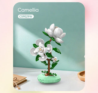 CaDa Camellia Building Block Planter - 301 Pcs C59029W