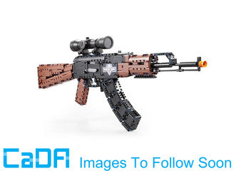 CaDa AK-47 Assault Rifle Brick Model Gun C61009W
