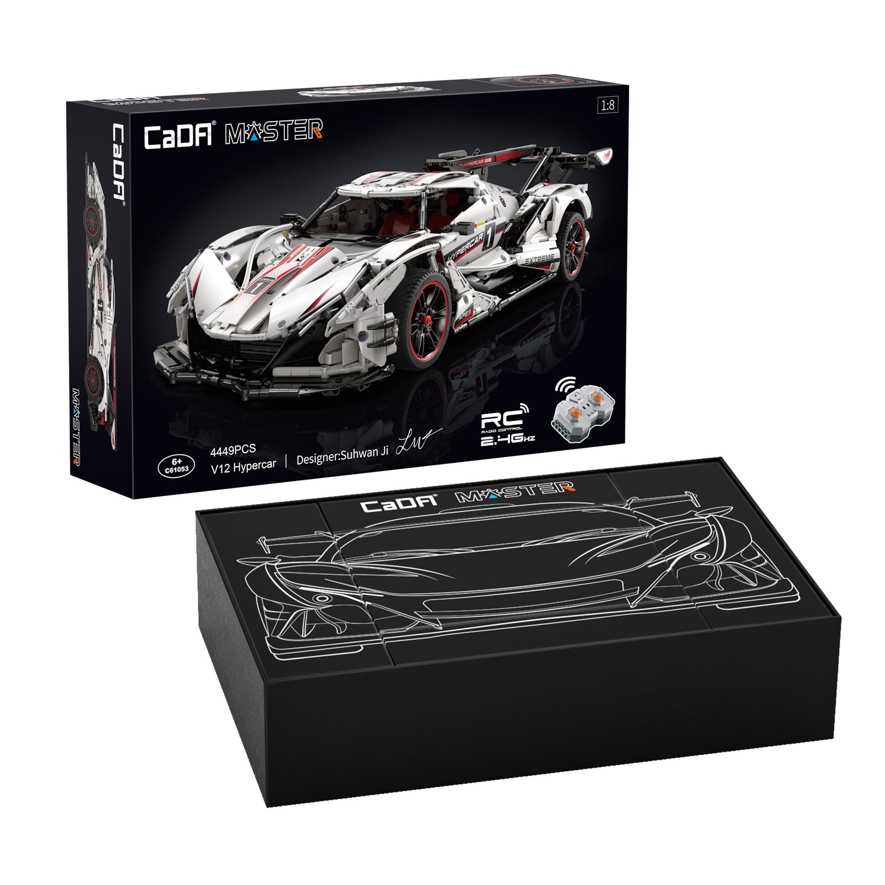 CaDa 1:8 Helios V12 Hypercar C61053W