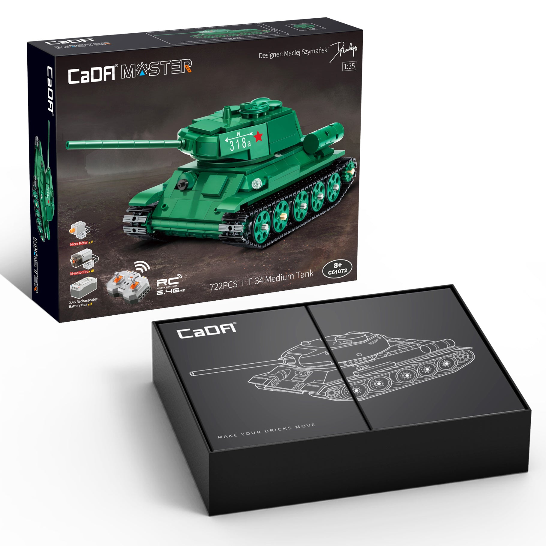 CaDA T34 Medium Tank C61072W