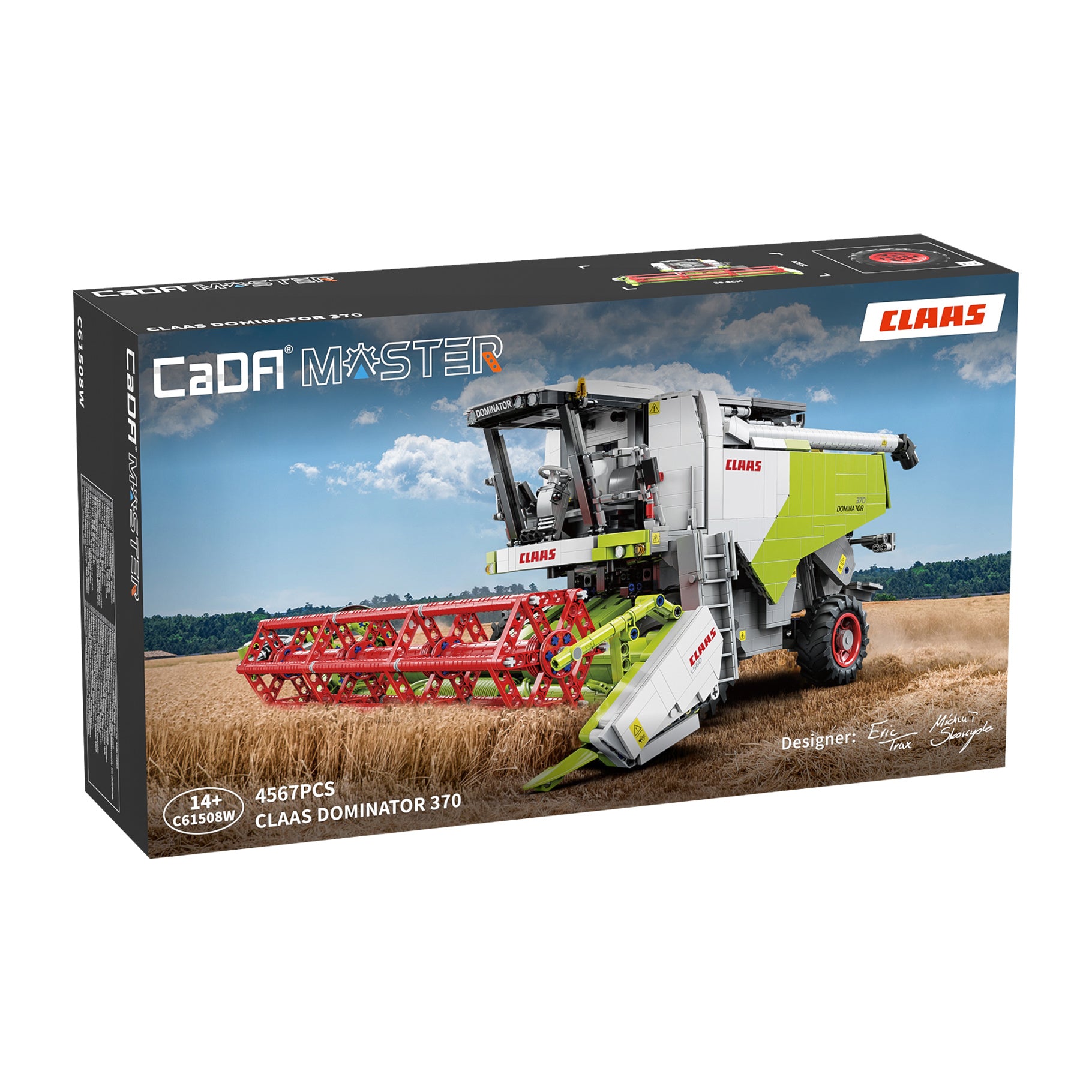 CaDa CLAAS Dominator 370 Combine Harvester C61508W