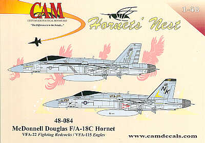 McDonnell-Douglas F/A-18C (2) 164012 NH/314 VFA-22 Fighting Redcocks USS Carl Vinson 1999; 163440 NK/201 VFA-115 Eagles USS Abraham Lincoln