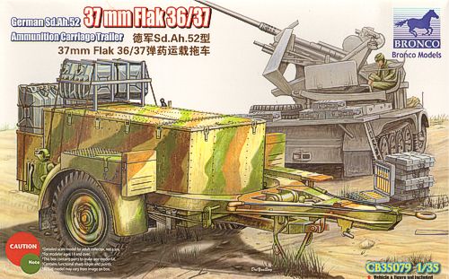 German Sd.Ah.52 37mm Flak Ammunition Carriage Trailer