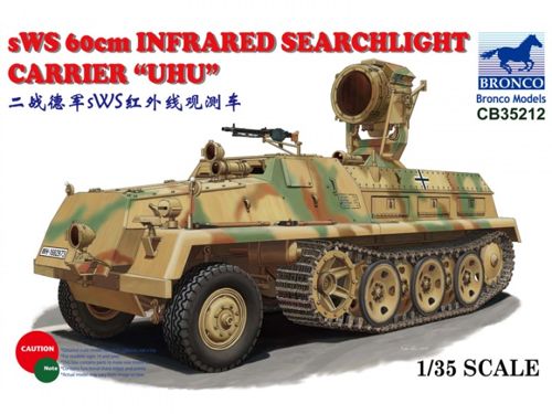 Schwere Wehrmachtschlepper sWS 60cm Infrared Searchlight Carrier 'UHU'