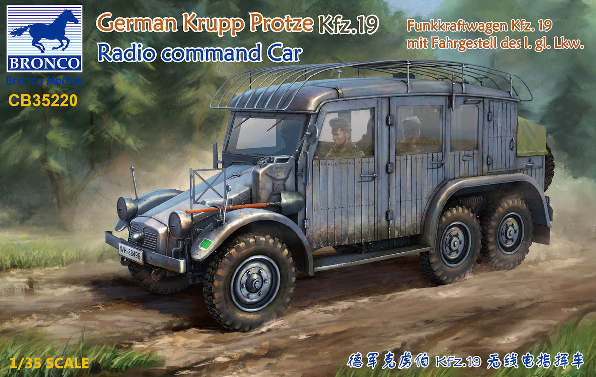 German Krupp Protze Kfz.19 Radio command Car