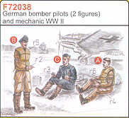 3 German (WWII) Bomber Pilots WWII +