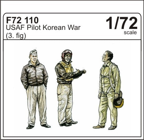 USAF Pilots Korean War x 3