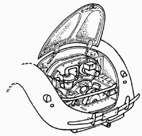 VW/Volkswagen 87 engine (designed to be used with Czech Master kits)
