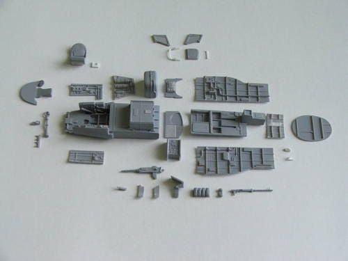 Kawasaki Ki-45 Toryu Interior set (designed to be used with Hasegawa kits)