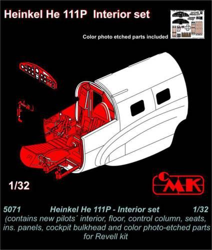 Heinkel He-111P Interior set (designed to be used with Revell kits)