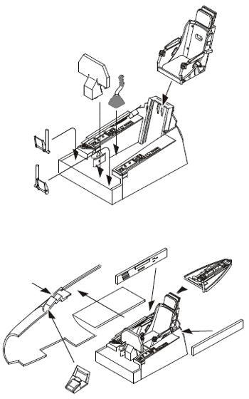 North-American F-86F Interior set (designed to be used with Airfix kits)