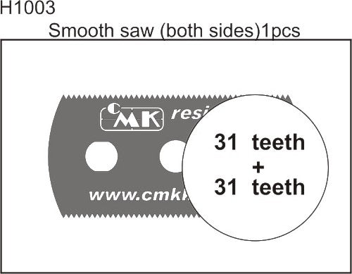 Smooth razor saw (both sides)