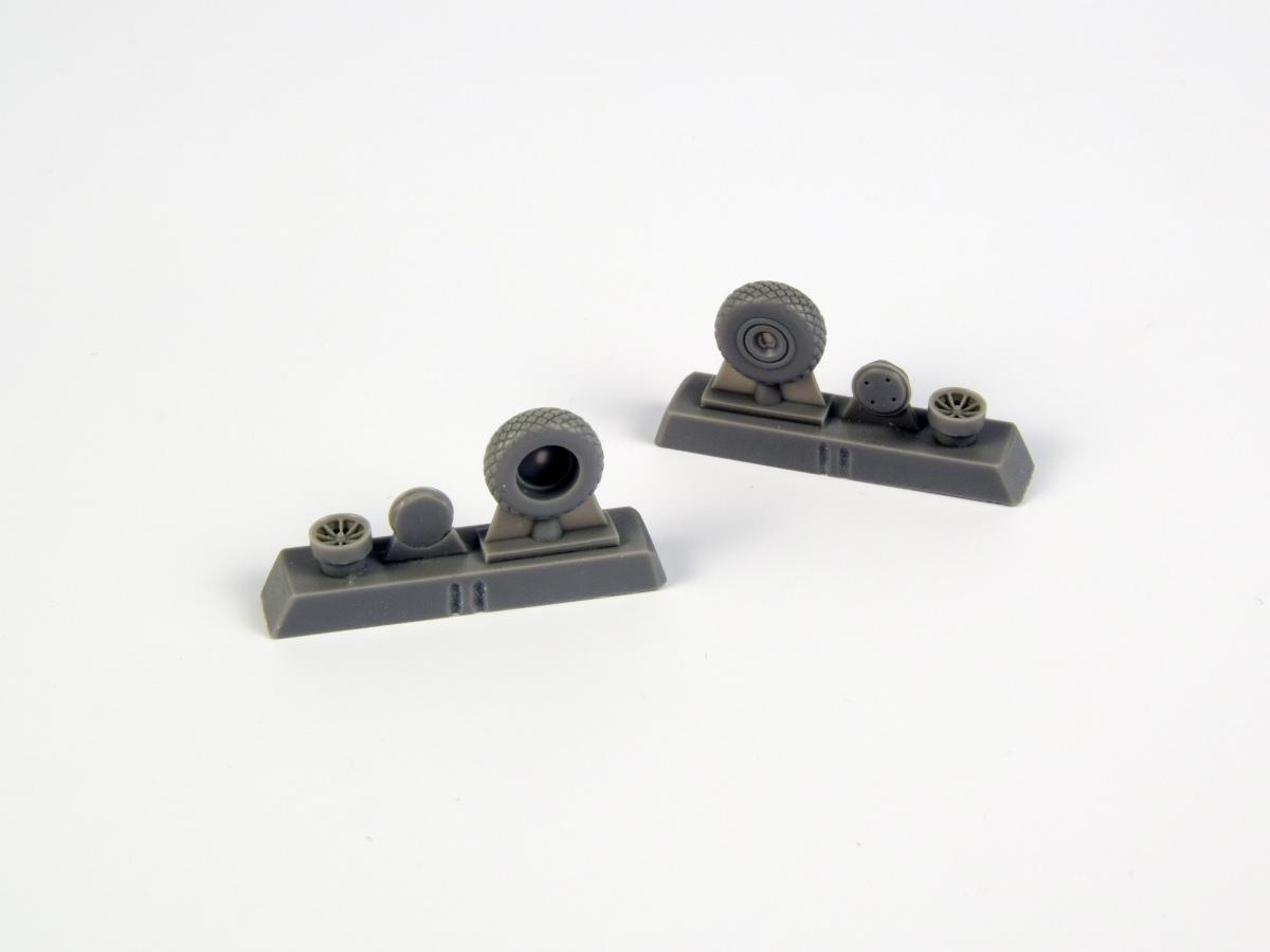 Curtiss P-40N Warhawk/Kittyhawk MK.IA/P-40E - Wheels Diamond Tread (designed to be used with Special Hobby kits)