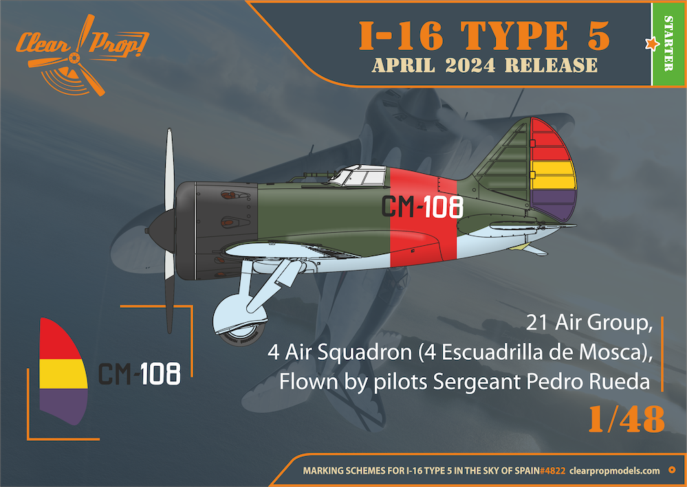 Polikarpov I-16 type 5 (in the sky of Spain late version) Starter kit