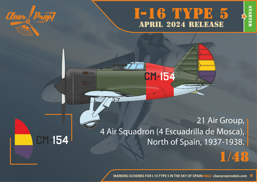Polikarpov I-16 type 5 (in the sky of Spain late version) Starter kit
