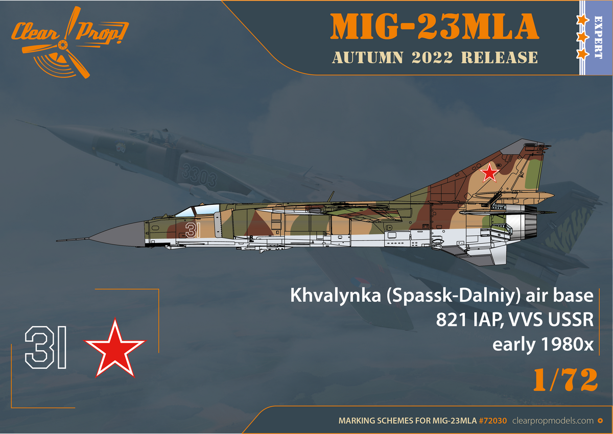 Mikoyan MiG-23MLA Flogger-G Expert kit (includes CPW7201)