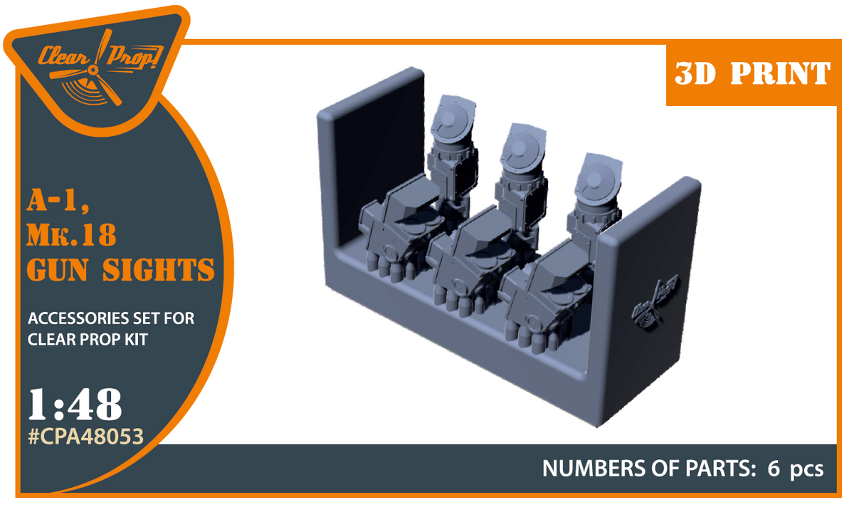 Mk.18, A-1 gun sights (3D-Printed)