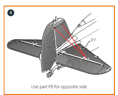 Boeing F4B-3/4 Struts (designed to be used with Clear Prop Models kits)
