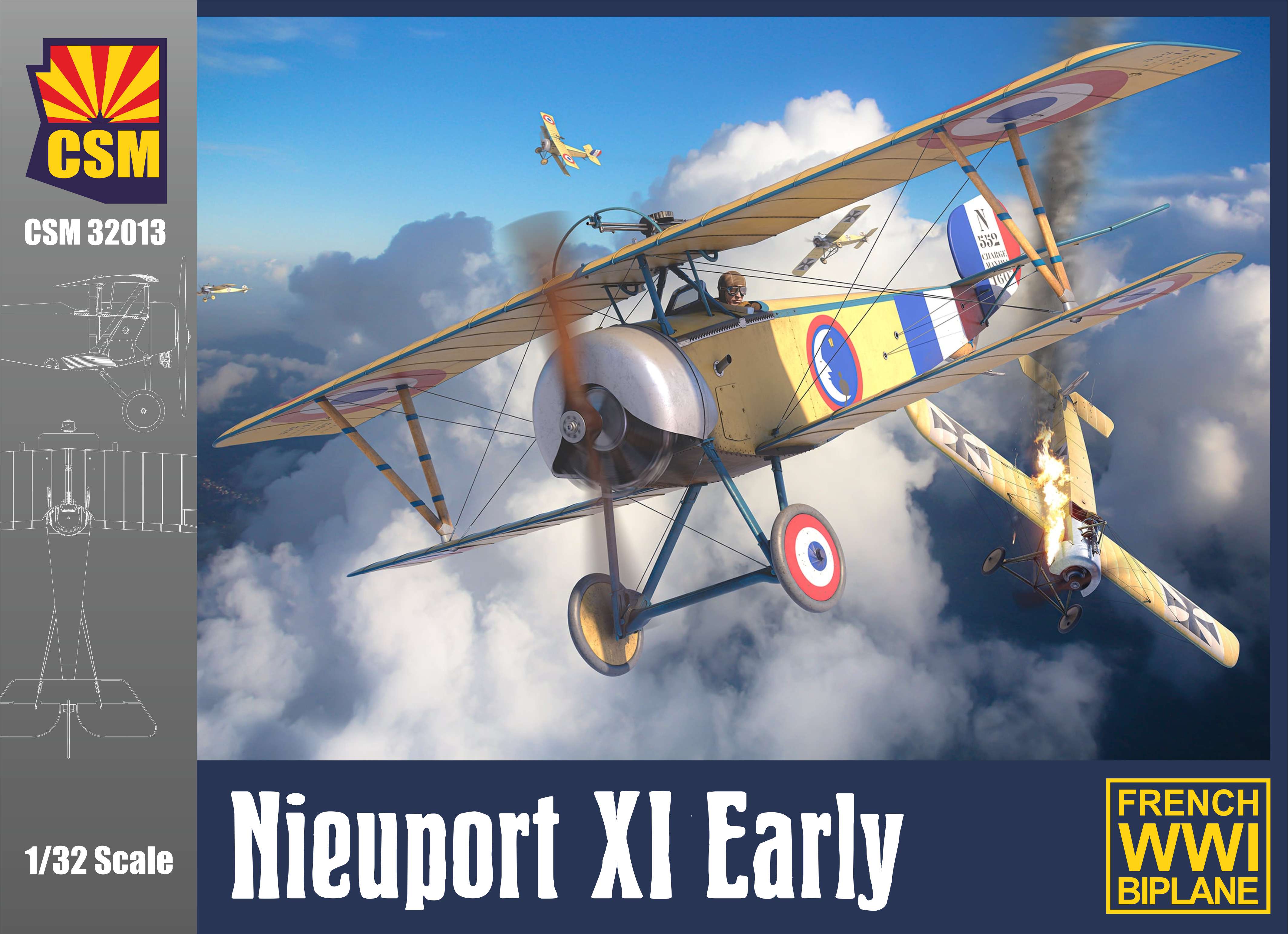Copper State Models Nieuport XI early version - CSM32-013