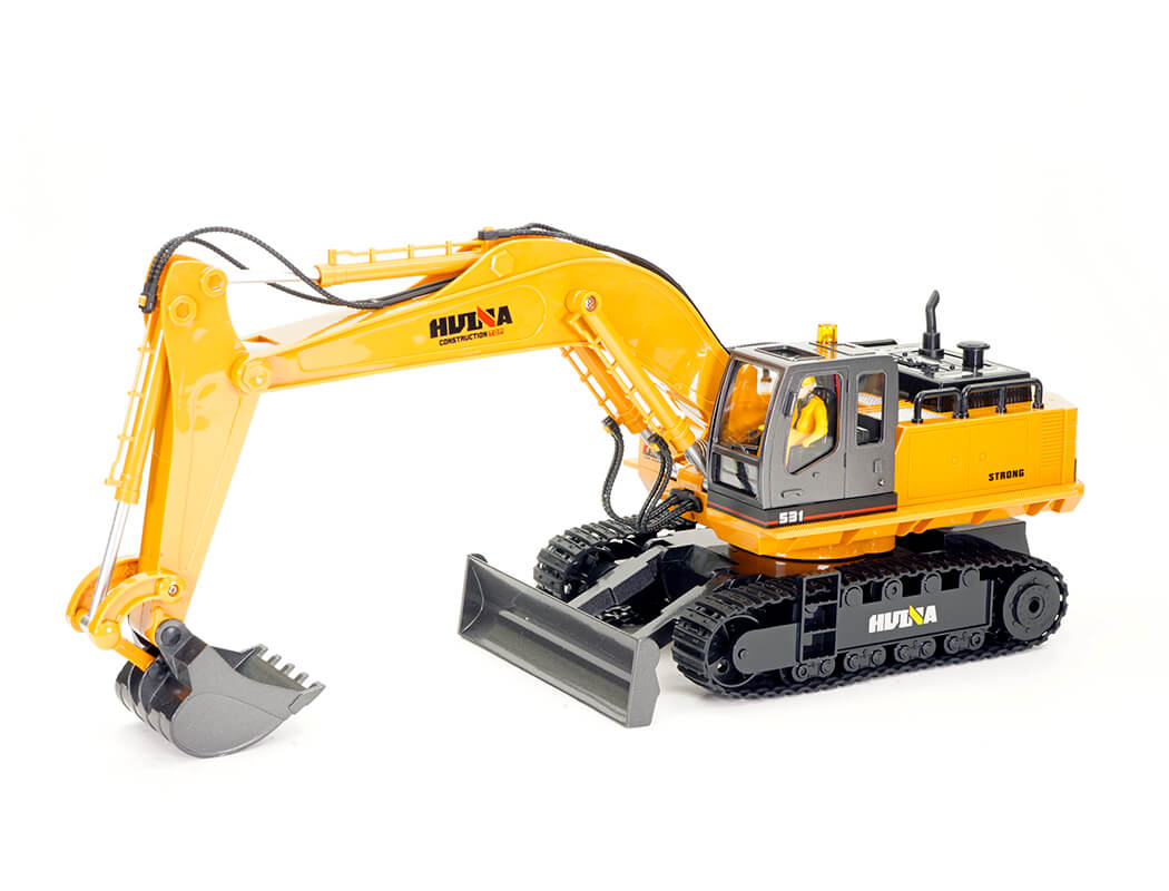HUINA 1/16 SCALE RC EXCAVATOR 2.4G 11CH w/DIE CAST BUCKET 7
