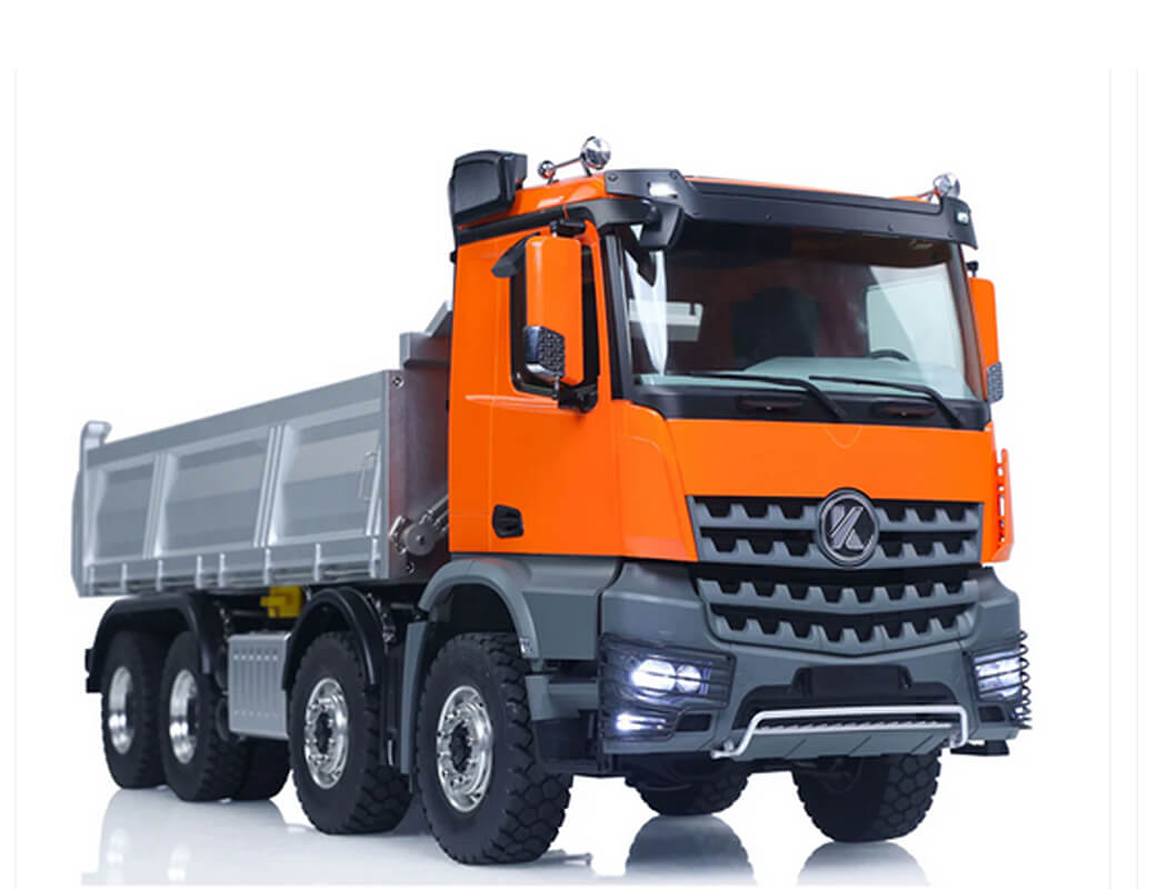 HuiNa Huina K5701 1/14 Kabolite Dump Metal 8X8 Truck 2-Speed Orange CY3367OG