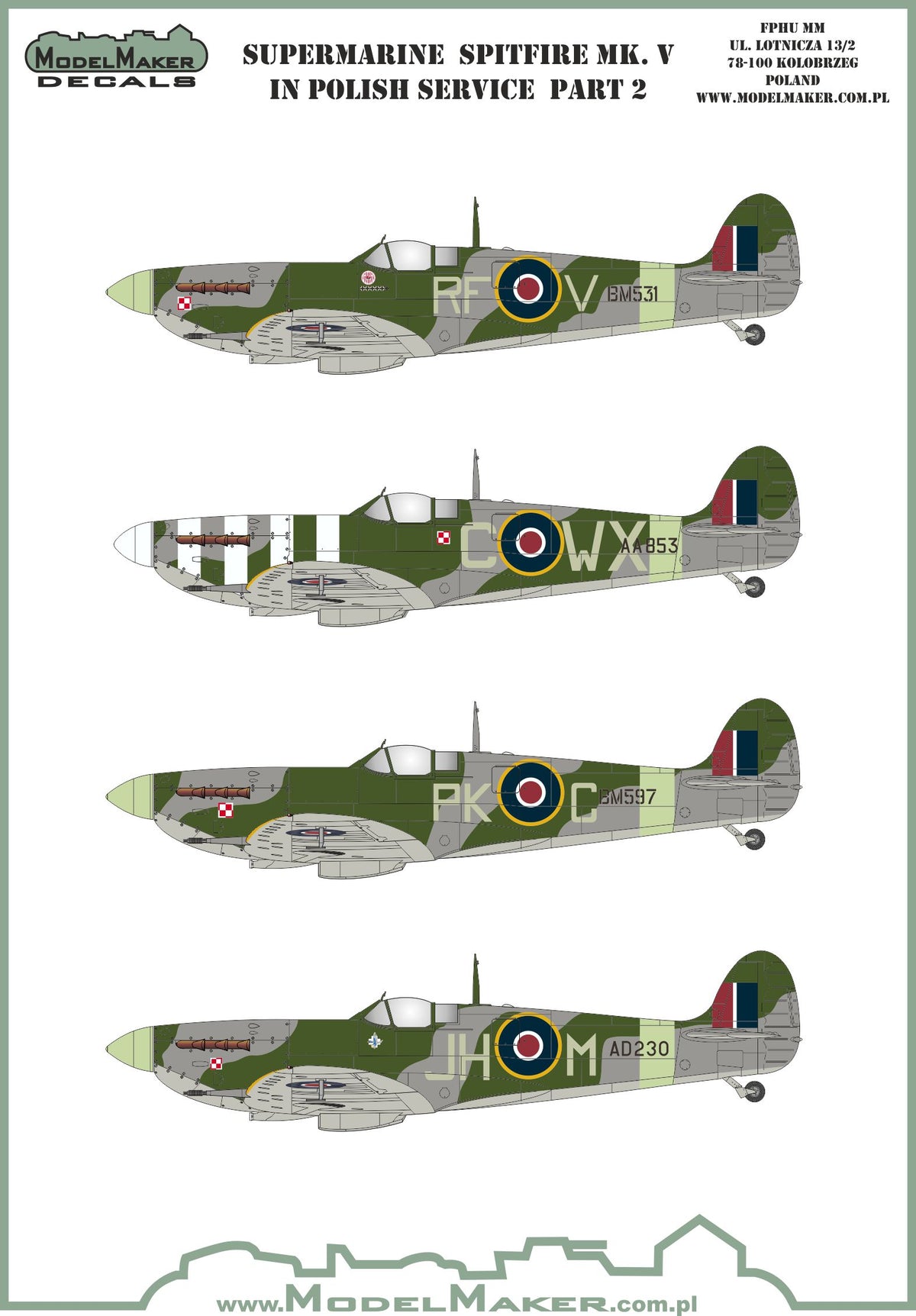 Supermarine Spitfire Mk.V in Polish service part II